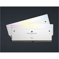 CORSAIR CORSAIR Memória DOMINATOR TITANIUM RGB DDR5 32GB 4800MHz CL32, INTEL (Kit of 2), fehér