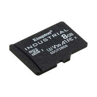 KINGSTON KINGSTON Memóriakártya MicroSDHC 8GB Industrial C10 A1 pSLC Adapter nélkül