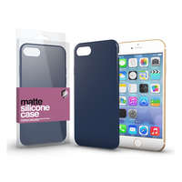 Apple Xprotector Matte, ultra vékony matt szilikon hátlap tok, Apple iPhone Xs Max, sötét kék