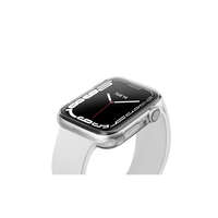  Uniq Glase Dual Pack Apple Watch S8/S7 41mm szilikon tok, átlátszó/fekete