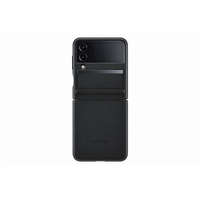 Samsung Samsung Galaxy Z Flip4 Flap Leather Cover gyári bőr tok, fekete, EF-VF721LB