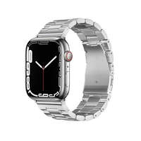  Forcell FA10 Apple Watch 42/44/45/49mm fém szíj, ezüst