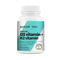 Biocom Biocom Vitamin D3 2000 + K2 100 db
