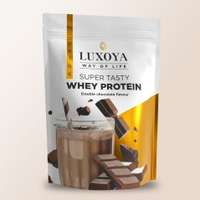 Luxoya Whey Protein Italpor 450g DOY - Dupla csokoládé ízű