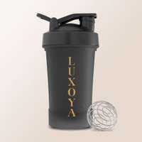 Luxoya Rugós Shaker 1db - Fekete