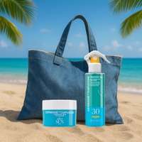 Germaine De Capuccini Timexpert Sun Pack – Kétfázisú Kék Védő Olaj & Víz SPF30 és After Sun Arckrém + AJÁNDÉK Táska