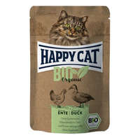 HAPPY CAT POUCH HÚS BIO CSIRKE-KACSA ÁLLATELEDEL MACSKÁK SZÁMÁRA 12X85g