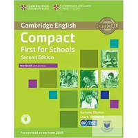 Compact First for Schools Workbook with Answers with Audio