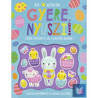 Így készül! - Gyere, nyuszi! - Színezőkönyv 3D-s matricákkal