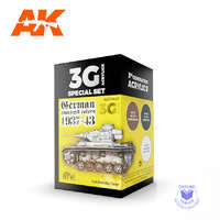 AK Interactive AFV Paint set - GERMAN STANDARD 37-44 COMBO 3G
