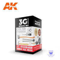 AK Interactive AFV Paint set - STANDARD TOOLS ALL ERAS COMBO 3G