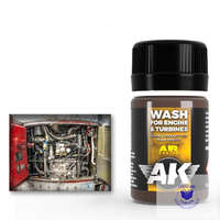 AK Interactive AIR Weathering products - WASH FOR AIRCRAFT ENGINE