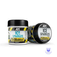 AK Interactive Vignettes texture products - ICE SPARKLES - 100ml