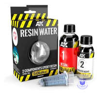 AK Interactive Vignettes texture products - RESIN WATER 2-COMPONENTS EPOXY RESIN-375ml