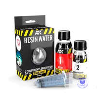 AK Interactive Vignettes texture products - RESIN WATER 2-COMPONENTS EPOXY RESIN-180ml