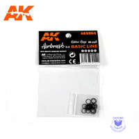 AK Interactive Tools - Rubber Rings - 20 units (Airbrush Basic Line 0.3)