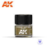 AK Interactive Real Color Paint - Graugrün-Gray Green RAL 7008 10ml