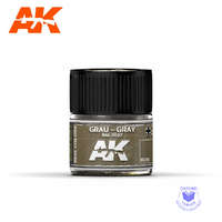 AK Interactive Real Color Paint - Grau-Gray RAL 7027 10ml