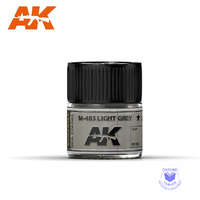 AK Interactive Real Color Paint - M-485 Light Grey 10ml