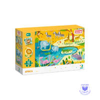 Műszaki Könyvkiadó Afrika puzzle kivehető elemekkel 18 darabos