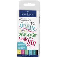 Faber Castell Faber-Castell művész filc 6 AG-Művész PITT Hand Letter pasztell árn PITT artist pen 267116