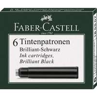 Faber Castell Faber-Castell tintapatron 6db-os Standard fényes fekete Ink cartridge 185507