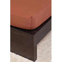 Jersey csokibarna lepedő 140-160x200 cm