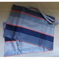 Billerbeck Billerbeck Elegante hengerpárna huzat, 40x15 cm, Kék csíkos (09)