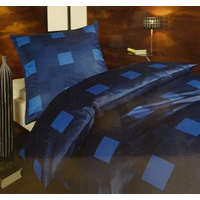 Billerbeck Billerbeck Elegante 3 részes pamut-szatén ágyneműhuzat, Blue Dream