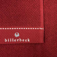 Billerbeck Billerbeck rizskötésű törölköző, Bordó, 50x100 cm