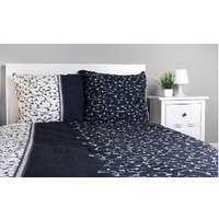 Krepp ágyneműhuzat, Fekete-fehér, 2 részes (003)