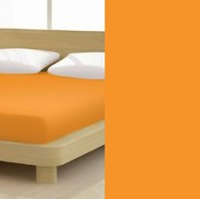  Jersey gumis lepedő, 90-100x200 cm, 135 g/nm, Orange (265)- Mr Sandman
