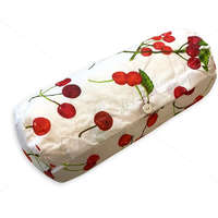 Hengerpárna toll töltettel, Színes, 35x15 cm