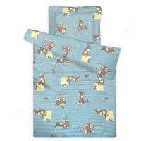 Gyermek paplan, párna garnitúra, Kék csacsi (90×140 cm 40×50 cm)