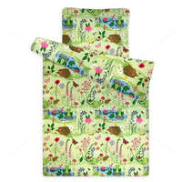 Gyermek paplan, párna garnitúra, Zöld mező (90×140 cm + 40×50 cm)