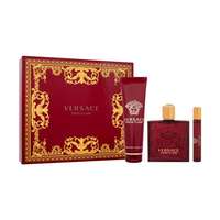 Versace Versace Eros Flame ajándékcsomagok Eau de Parfum 100 ml + tusfürdő 150 ml + Eau de Parfum 10 ml férfiaknak