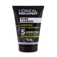 L'Oréal Paris L'Oréal Paris Men Expert Pure Carbon Purifying Daily Face Wash arctisztító gél 100 ml férfiaknak