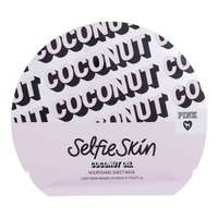 Pink Pink Selfie Skin Coconut Oil Sheet Mask arcmaszk 1 db nőknek