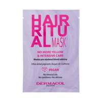 Dermacol Dermacol Hair Ritual No More Yellow Mask hajpakolás 15 ml nőknek