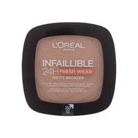 L'Oréal Paris L'Oréal Paris Infaillible 24H Fresh Wear Matte Bronzer bronzosító 9 g nőknek 250 Light