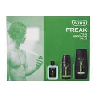 STR8 STR8 FREAK SET1 ajándékcsomagok borotválkozás utáni arcszesz 50 ml + tusfürdő 250 ml + dezodor 150 ml férfiaknak