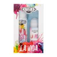 Cuba Cuba La Vida ajándékcsomagok Eau de Parfum 100 ml + golyós dezodor 50 ml nőknek