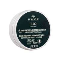 NUXE NUXE Bio Organic 24H Fresh-Feel Deodorant Balm Coconut & Plant Powder dezodor 50 g teszter nőknek