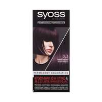 Syoss Syoss Permanent Coloration hajfesték 50 ml nőknek 3-3 Dark Violet