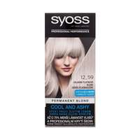 Syoss Syoss Permanent Coloration Permanent Blond hajfesték 50 ml nőknek 12-59 Cool Platinum Blond