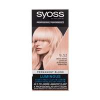 Syoss Syoss Permanent Coloration Permanent Blond hajfesték 50 ml nőknek 9-52 Light Rose Gold Blond