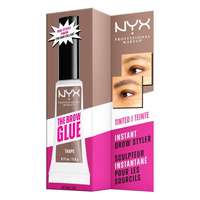 NYX Professional Makeup NYX Professional Makeup The Brow Glue Instant Brow Styler szemöldökformázó zselé és pomádé 5 g nőknek 02 Taupe