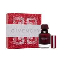 Givenchy Givenchy L'Interdit Rouge ajándékcsomagok Eau de Parfum 50 ml + Le Rouge Deep Velvet rúzs 1,5 g 37 Rouge Grainé nőknek