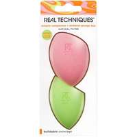 Real Techniques Real Techniques Miracle Complexion Sponge Duo applikátor Miracle Complexion Sponge sminkszivacs 1 db + Miracle Airblend Sponge sminkszivacs 1 db W