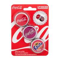 Lip Smacker Lip Smacker Coca-Cola Bottle Cap Lip Balm ajándékcsomagok ajakbalzsam 3 x 3 g gyermekeknek